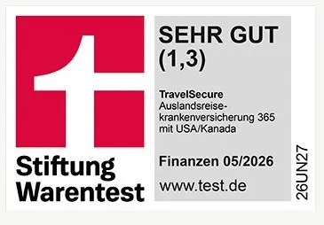 Stiftung Warentest – AKV 365 mit USA/Kanada
