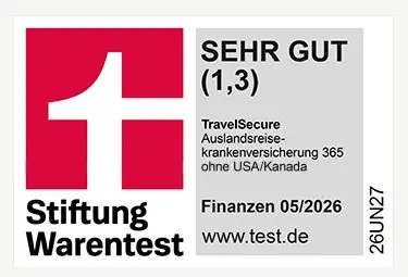 Stiftung Warentest – AKV 365 ohne USA/Kanada