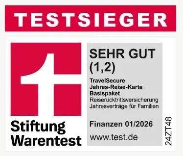 Stiftung Warentest – Jahres-Reise-Karte Familien