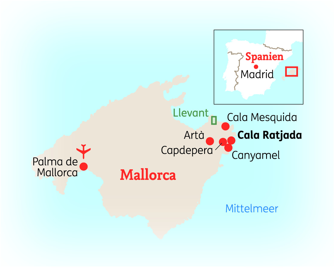 Mallorca: Wandern im Osten