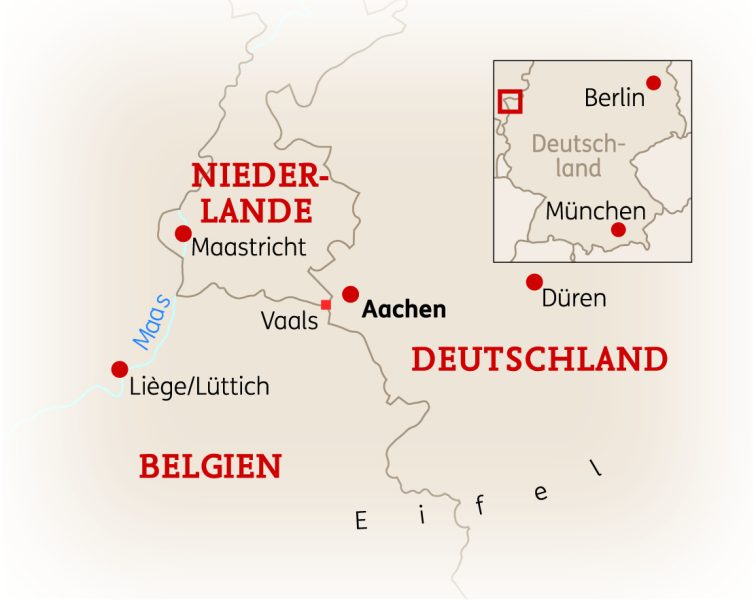 Aachen, Maastricht & Lüttich: Städtereise
