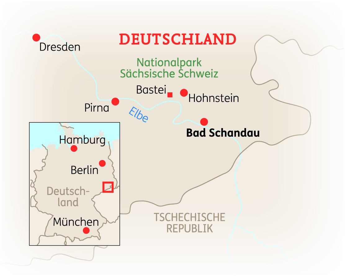 Sächsische Schweiz & Dresden: Wandern & Kultur